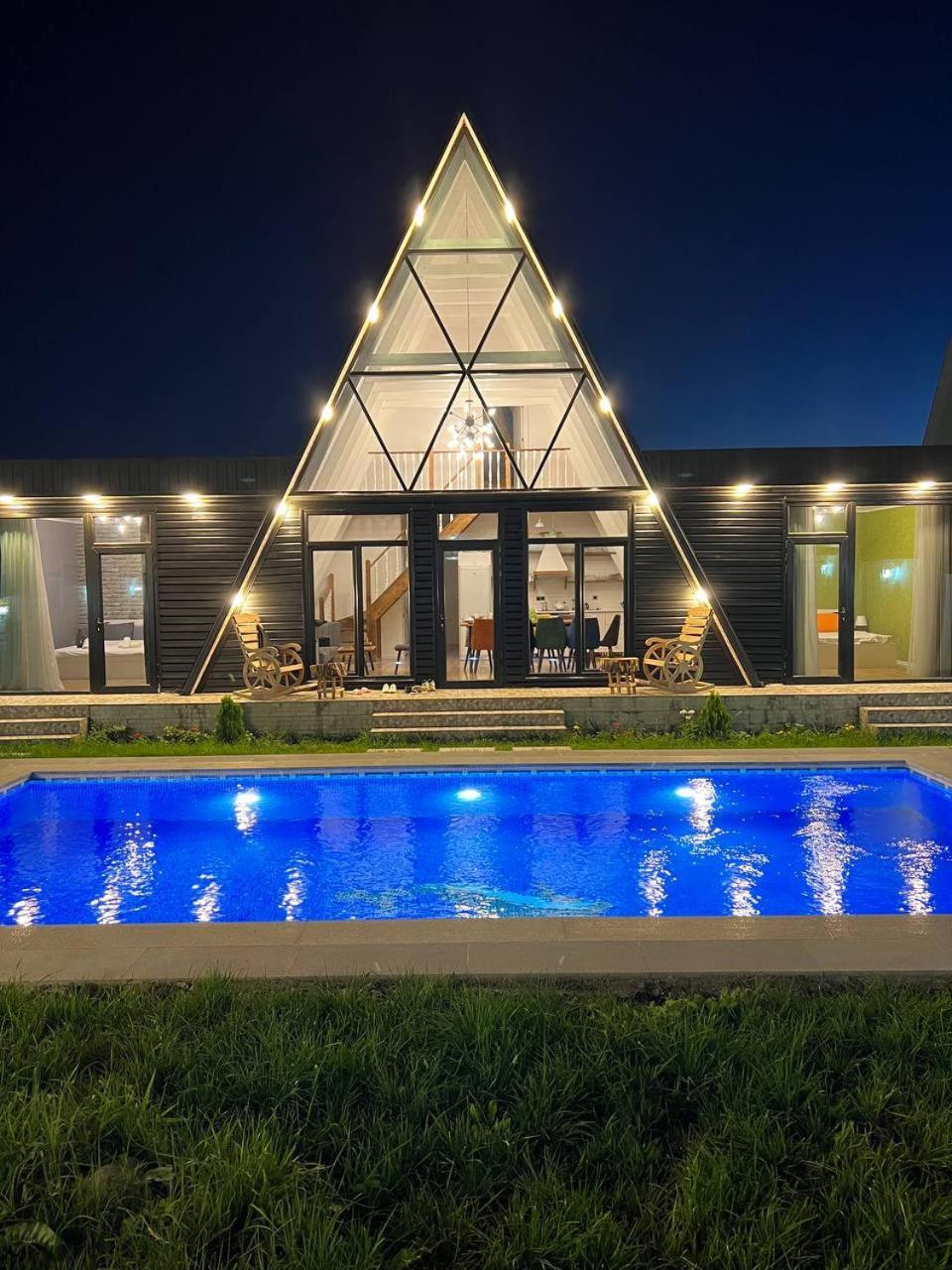 Qafqaz Mountside Chalet Gabala Exterior photo